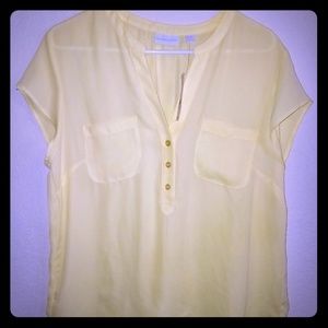NWT NY&C Yellow Blouse